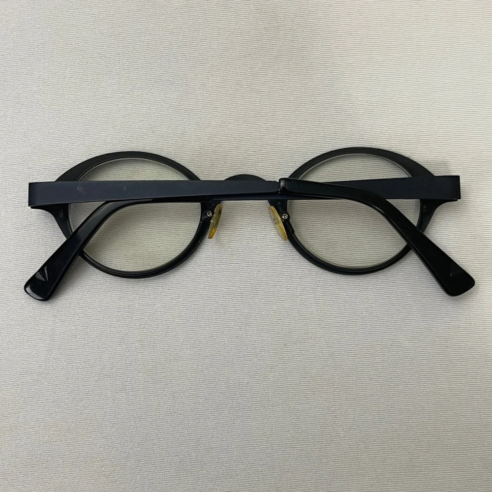 IYoko Inyake Glasses Eyeglasses FRAMES ONLY Round Matte Black Japan 40‎ 28 140